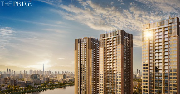 Chất liệu và ngôn ngữ thiết kế tạo nên dải lụa đẹp The Privé