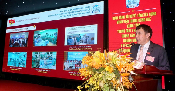 GS.TS Phạm Như Hiệp tái đắc cử Bí thư Đảng ủy Bệnh viện Trung ương Huế