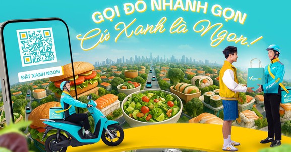 Ra mắt dịch vụ giao đồ ăn Xanh SM Ngon