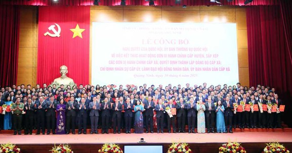 Quảng Ninh công bố Nghị quyết về việc sắp xếp các đơn vị hành chính