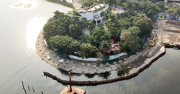 Chính thức thu hồi toàn bộ diện tích 'lá phổi xanh' lớn nhất quận Đống Đa làm công viên, sân khấu nổi hiếm có