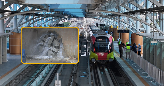 Robot đào hầm 'Thần tốc' tuyến metro Nhổn - ga Hà Nội đã tới ga Văn Miếu