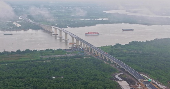 Chỉ ít tuần nữa, cầu lớn nhất vành đai chiến lược của Đông Nam Bộ chính thức thông xe