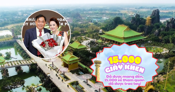 Chỉ sau 1 tháng ưu đãi, KDL 6.000 tỷ lớn bậc nhất Đông Nam Á của vợ chồng bà Nguyễn Phương Hằng đã tiếp đón 15.000 vị khách đặc biệt