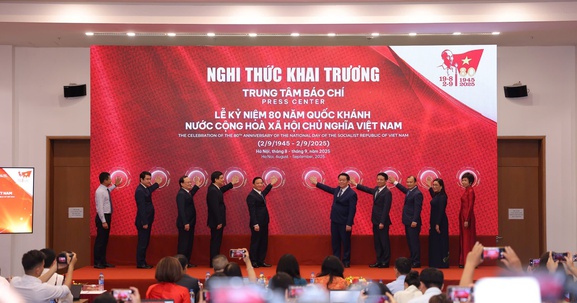 Ra mắt Trung tâm Báo chí phục vụ lễ kỷ niệm 80 năm Quốc khánh 2/9