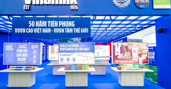 Không gian trưng bày và trải nghiệm của Vinamilk hút khách tại Triển lãm Thành tựu đất nước 80 năm