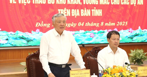 Đồng Nai cần tiếp tục rà soát, tổng hợp đầy đủ các dự án còn có khó khăn, vướng mắc