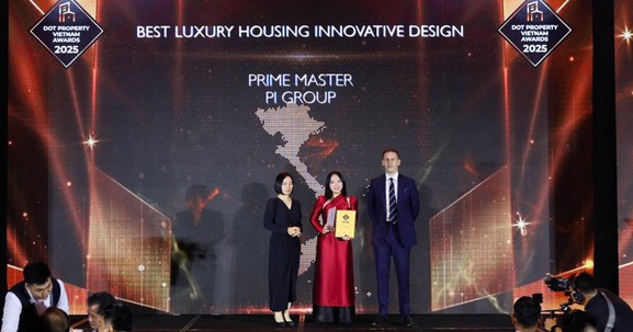 Đứng đầu danh sách nợ thuế ở TP.HCM, Pi Group vẫn nhận giải thưởng lớn tại Dot Property Vietnam Awards 2025