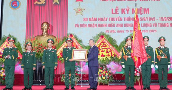 Tổng Bí thư Tô Lâm: Đẩy mạnh phát triển công nghiệp quốc phòng theo hướng chủ động, tự lực, tự cường, lưỡng dụng, hiện đại