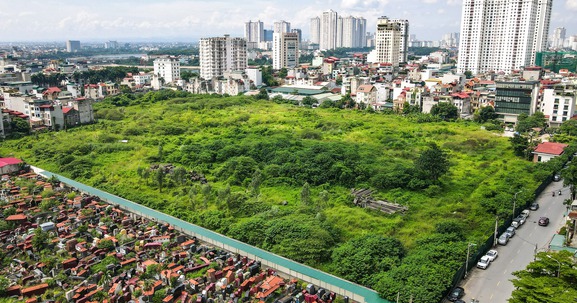 Cận cảnh khu đô thị 2.800 tỷ đồng của Vinawaco được thí điểm xây nhà trên đất khác tại Hà Nội