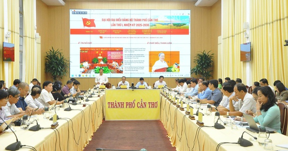 Đại hội đại biểu Đảng bộ TP. Cần Thơ đẩy mạnh ứng dụng công nghệ thông tin, chuyển đổi số