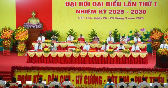 Đại hội đại biểu Đảng bộ TP. Cần Thơ lần thứ I, nhiệm kỳ 2025 - 2030 diễn ra phiên họp trù bị