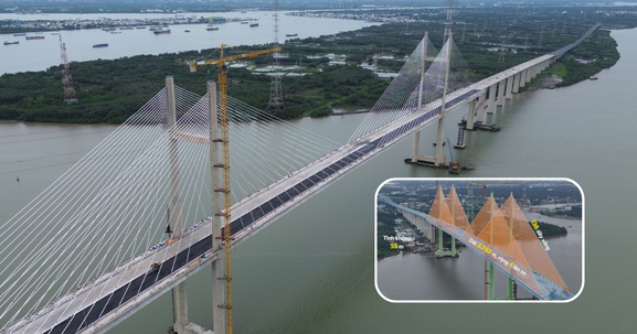 Cầu dây văng có tĩnh không cao nhất Việt Nam đón tin vui mới