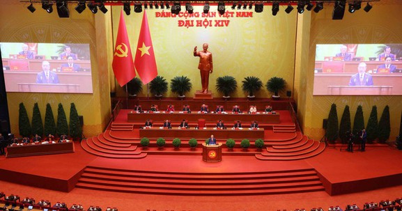 Thông báo điện mừng Đại hội đại biểu toàn quốc lần thứ XIV của Đảng