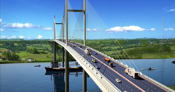 Sắp hợp long cầu dây văng tĩnh không cao nhất Việt Nam, nối thông miền Đông với miền Tây