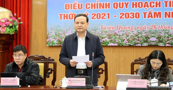 Thẩm định điều chỉnh Quy hoạch tỉnh Tuyên Quang thời kỳ 2021 -2030, tầm nhìn đến năm 2050