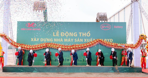 Kim Long Motor động thổ nhà máy pin ô tô 130 triệu USD, sở hữu công nghệ hàng đầu châu Á
