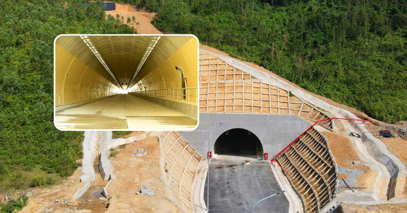 Sắp thông xe hầm xuyên núi chạy ra biển Đông, nối thông 2 tỉnh hẹp nhất Việt Nam