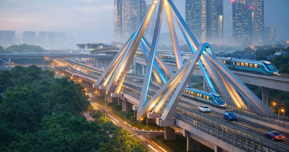 Thành phố giàu nhất Việt Nam sắp hình thành đường trên cao rộng 60m, khơi thông kết nối toàn khu Nam