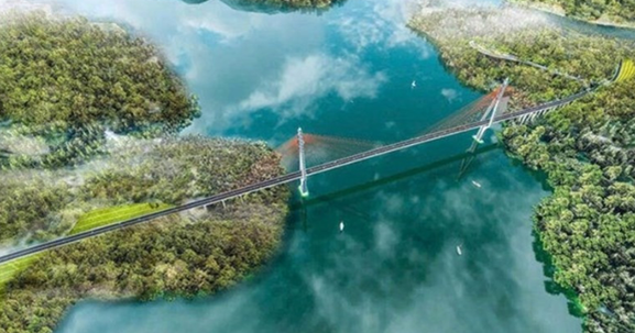 3 năm nữa, Việt Nam sẽ hoàn thành cây cầu dây văng dài nhất cả nước, nằm trên tuyến cao tốc 10.000 tỷ ở khu vực Tây Bắc