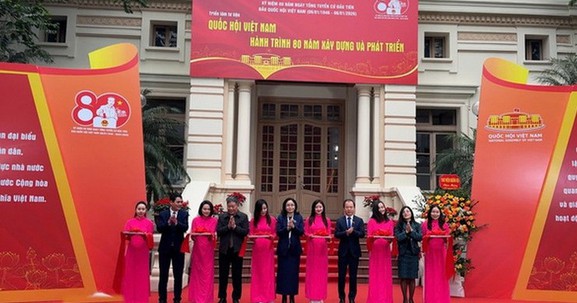 Triển lãm "Quốc hội Việt Nam - Hành trình 80 năm xây dựng và phát triển"