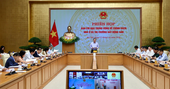 Phó Thủ tướng Thường trực Phạm Gia Túc chủ trì phiên họp Ban Chỉ đạo Trung ương về chính sách nhà ở và thị trường bất động sản