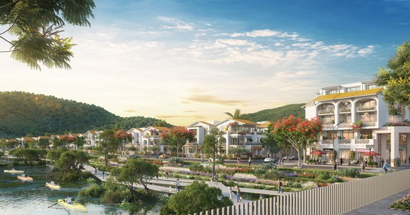 Hình mẫu compound đẳng cấp trong lòng thành phố đảo quốc tế Charmora City