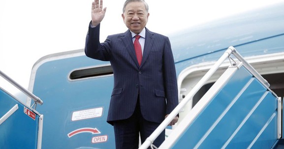 Tổng Bí thư Tô Lâm lên đường tham dự cuộc họp khai mạc Hội đồng Hòa bình về Gaza