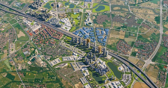 Hà Nội khởi công khu đô thị đa mục tiêu đầu tiên theo Đề án Thủ đô tầm nhìn 100 năm, vốn hơn 60.000 tỷ