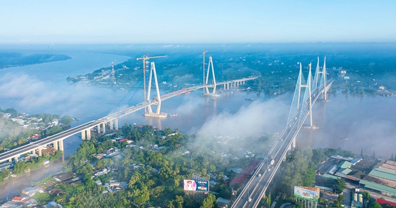 Cầu dây văng đầu tiên do người Việt hoàn toàn xây dựng: Tổng vốn 5.000 tỷ, mở ra thời kỳ mới kết nối miền Tây