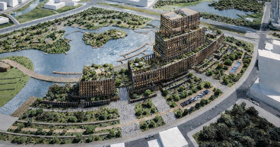 Đô thị giàu có của Việt Nam sắp có trung tâm hành chính mới: Khối nhà hình kỷ hà tối đa 30 tầng, quy mô gần 8ha