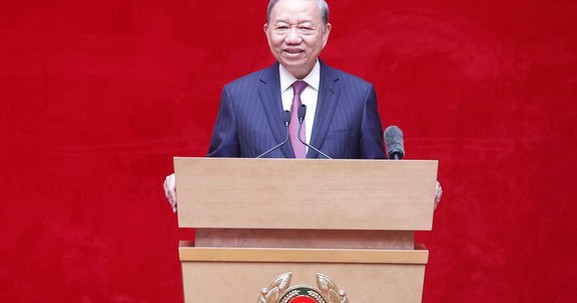 Tổng Bí thư Tô Lâm gặp mặt cán bộ Công an cao cấp nhân dịp Tết Nguyên đán 2026