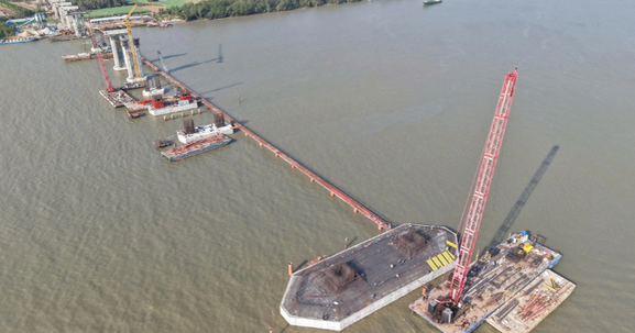 Cầu vượt sông 8.000 tỷ xoá bỏ toàn bộ các bến phà lâu đời, rút ngắn khoảng 80km từ miền Tây đến TP. HCM nguy cơ chậm tiến độ