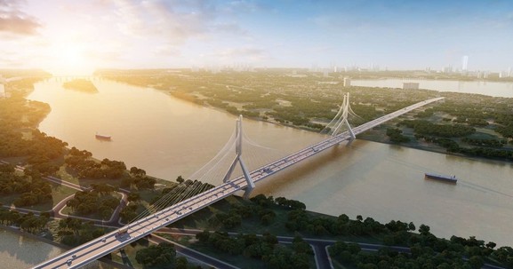 Hà Nội rào chắn, điều chỉnh giao thông một số tuyến đường phục vụ thi công siêu cầu gần 20.000 tỷ do liên danh Vingroup thực hiện