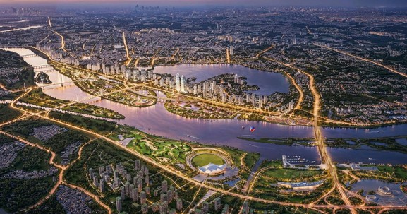 Lãnh đạo Hà Nội chỉ đạo khẩn về công tác giải phóng mặt bằng dự án Trục đại lộ cảnh quan sông Hồng