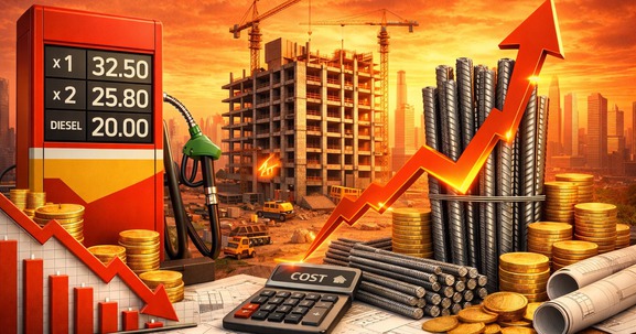 Bất động sản bắt đầu 'ngấm đòn' từ cơn sóng giá xăng dầu và thép