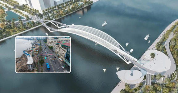 Cầu đi bộ nghìn tỷ sở hữu kiến trúc độc đáo nhất thế giới tại Việt Nam đạt dấu mốc mới