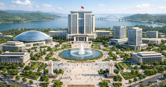 Tỉnh sắp lên TP trực thuộc Trung ương khảo sát vị trí xây trung tâm hành chính mới: Quy mô 1.500ha, tọa lạc tại vùng vịnh là hợp lưu của 6 con sông