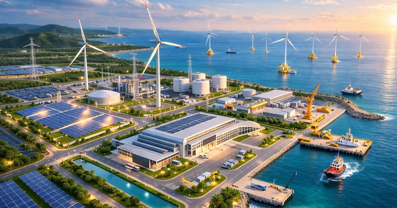 TP tương lai của Việt Nam tập trung hoàn thiện đề án xây dựng trung tâm công nghiệp và dịch vụ năng lượng tái tạo