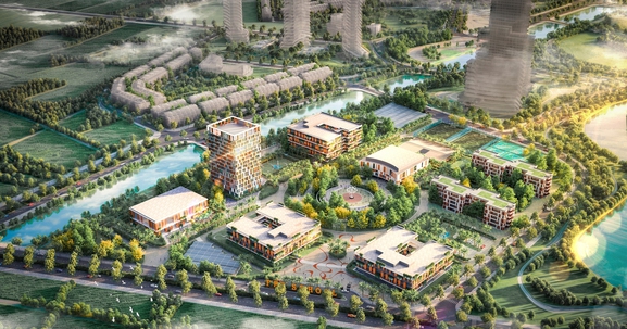 FPT khởi công tổ hợp giáo dục quy mô hơn 5.800 học sinh, sinh viên tại TP trực thuộc Trung ương nhỏ nhất Việt Nam