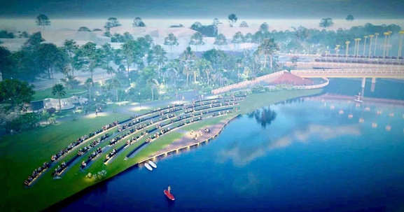 Thành phố trẻ nhất Việt Nam sắp làm sân khấu ngoài trời 1.000 chỗ, tọa lạc ngay cạnh dòng sông biểu tượng