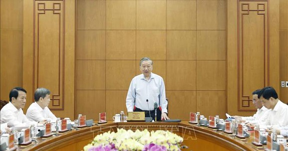 Tổng Bí thư Tô Lâm: Tiếp tục kiên quyết, kiên trì đấu tranh chống "giặc nội xâm" với tư duy, cách làm mới