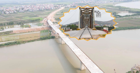 4 tháng nữa, chính thức hoàn thành cây cầu thay thế cây cầu duy nhất ở Việt Nam có đường sắt chung đường bộ