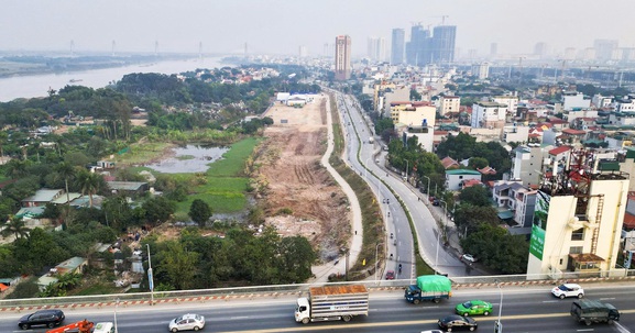 Hình thành công viên gần 20ha với quảng trường nhạc nước nằm ngay Trục Đại lộ Cảnh quan sông Hồng