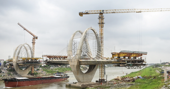 Cây cầu 1.800 tỷ thay thế cây cầu hơn 100 năm tuổi sẽ bị phá dỡ ở Hà Nội: Chưa thành hình sau gần 3 năm khởi công