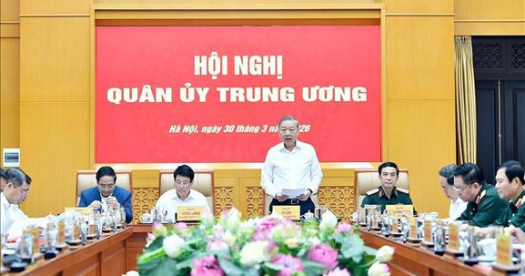Tổng Bí thư Tô Lâm chủ trì Hội nghị Quân ủy Trung ương