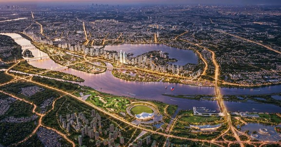 Hà Nội bất ngờ tạm dừng thủ tục đầu tư, xây dựng trong phạm vi dự án Trục đại lộ cảnh quan sông Hồng