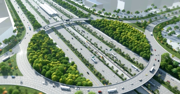 Tuyến đường gần 33.000 tỷ kết nối Hà Nội với sân bay lớn nhất miền Bắc do Sun Group triển khai sắp đạt cột mốc quan trọng