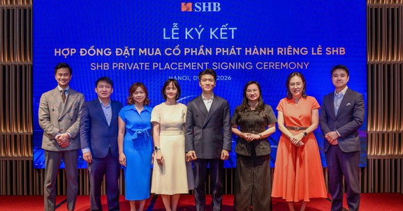 SHB ký kết thỏa thuận phát hành riêng lẻ với hàng loạt quỹ đầu tư lớn