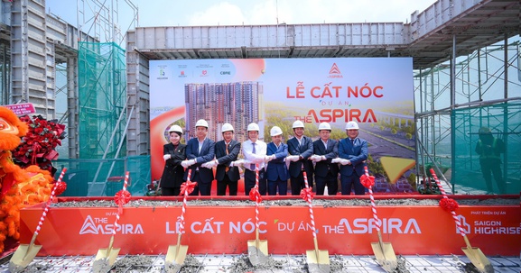 The Aspira cất nóc vượt tiến độ: Bảo chứng năng lực triển khai của Sai Gon High Rise